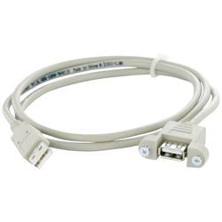Murrelektronik USB kabel USB-A zásuvka, USB-A zástrčka 1.00 m šedá lze šroubovat 4000-68000-9040110