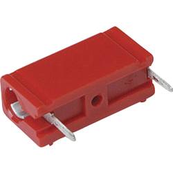 SKS Hirschmann PB 4 zkušební konektor zásuvka, vestavná vertikální Ø pin: 4 mm červená 1 ks