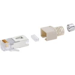 BEL Stewart Connectors CE6323 Konektor RJ45 CAT 5e Stewart SS37 CE6323 zástrčka, rovná počet pólů: 8P8C šedá 1 ks