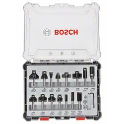 Sada fréz, 6 mm dřík, 15 ks Bosch Accessories 2607017471
