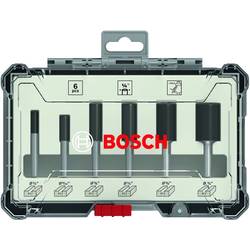 Sada drážkových fréz, 6 dřík, 1/4 ks Bosch Accessories 2607017467