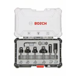 Sada ohranných a hranových fréz, 6 mm dřík, 6 ks Bosch Accessories 2607017468