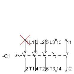 červená, žlutá 3pólový 16 mm² 32 A 690 V/AC Siemens 3LD22030TK53