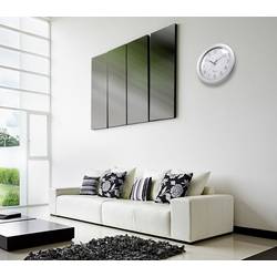 MXP3601S DCF nástěnné hodiny 30 cm x 56 mm, stříbrná