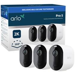 ARLO Pro 5 Spotlight Security Camera with 3x Camera Kit VMC4360B-100EUS Wi-Fi IP-sada bezpečnostní kamery se 3 kamerami 2688 x 1520 Pixel