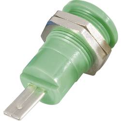 Schnepp BU 4600 gr bezpečnostní laboratorní zásuvka zásuvka, vestavná vertikální Ø pin: 4 mm zelená 1 ks