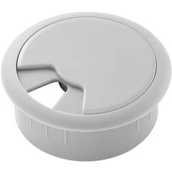 TRU COMPONENTS WP80BK kabelová průchodka pro pracovní desky ABS, šedá, 1 ks