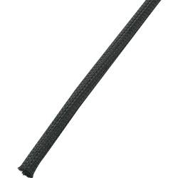 TRU COMPONENTS 1571394 BS1000-FR2, ochranný oplet PET, 6.40 do 6.40 mm, černá, metrové zboží