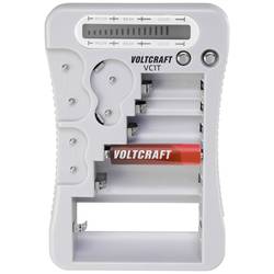 VOLTCRAFT zkoušečka baterií a akumulátorů VC1T Rozsah měření (zkoušečka baterií) 1,5 V, 3 V, 6 V, 9 V baterie VC-12613270