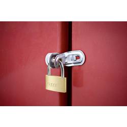 Sygonix SY-5045284 visací zámek 39.8 mm částečně se stejným uzavíráním zlatožlutá na klíč