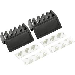 TRU COMPONENTS CHDO-BK/2S držák kabelu samolepicí 1378462 černá 1 ks