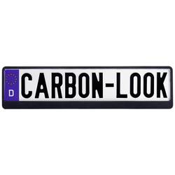 HP Autozubehör Carbonlook plast držák registrační značky karbonová (d x š x v) 13.5 x 53 x 1.5 cm