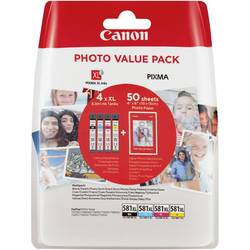 Canon CLI-581CMYK Photo Value Pack XL #####Tinte originál foto černá, azurová, purppurová, žlutá