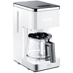 Graef FK 401 kávovar bílá připraví šálků najednou=10 skleněná konvice, funkce uchování teploty