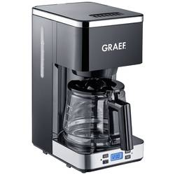 Graef FK 502 kávovar černá připraví šálků najednou=10 funkce časovače, skleněná konvice, funkce uchování teploty, displej