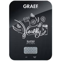Graef KS 202 kuchyňská váha digitální Max. váživost=5 kg černá