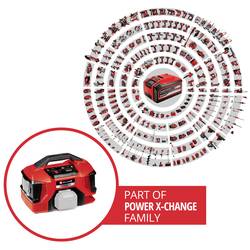 Einhell Power X-Change PRESSITO 18/21, 4020467, kompresor, 10 bar, digitální displej