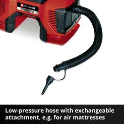 Einhell Power X-Change PRESSITO 18/21, 4020467, kompresor, 10 bar, digitální displej