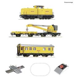 Roco 5100002 Startovací set H0 Analog: Dieselovou lokomotivu BR 212 se jeřábem DB