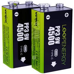 Verico LoopEnergy USB-C akumulátor 9 V Li-Ion akumulátor 500 mAh 7.4 V 2 ks