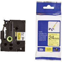 páska flexibilní Brother TZe-FX, TZ-FX TZe-FX651 Barva pásky: žlutá Barva písma:černá 24 mm 8 m