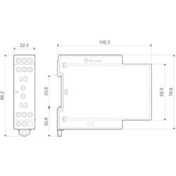 Finder 83.02.0.240.0000 83.02.0.240.0000 časové relé, 0.05 s (min), 400 V/AC, 12 A, 1 ks