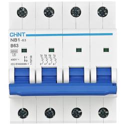 Chint 179728 NB1-63 4P B16 6kA DB elektrický jistič 4pólový 16 A 240 V, 415 V