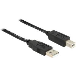 Delock USB kabel USB 2.0 USB-A zástrčka, USB-B zástrčka 20.00 m černá UL certifikace 83557
