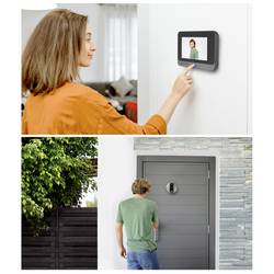 Sygonix domovní IP/video telefon Wi-Fi kamera, vnitřní video jednotka šedá