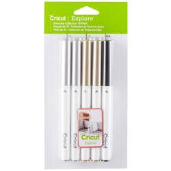 Cricut Explore/Maker Point Pen 10-Pack Everyday Collection sada pera stříbrná, zlatá, černá