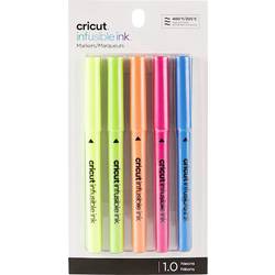 Cricut Explore/Maker Infusible Ink Medium Point 5-Pack Brights sada pera neonově růžová, neonová modrá , neonově oranžová, neonově žlutá, neonově zelená