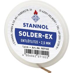 Stannol Solder Ex odpájecí lanko Délka 1.6 m Šířka 2.5 mm tavicí přísada