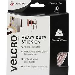 VELCRO® VEL-EC60246 pásek se suchým zipem, lepicí, háčková a flaušová část, extra silná, (d x š) 2500 mm x 50 mm, bílá, 2.5 m