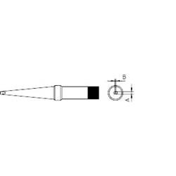 Weller 4PTM8-1 pájecí hrot prodloužený Velikost hrotů 3.2 mm Obsah 1 ks