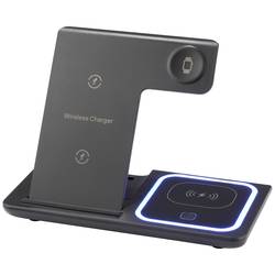 Renkforce bezdrátová indukční nabíječka 15 W RF-QiWC3in1-01 RF-5780662 Výstup Magnetické připojení černá