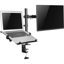 SpeaKa Professional SP-MM-302 2násobný rameno na monitory 33,0 cm (13) - 81,3 cm (32) naklápěcí + nakláněcí, nastavitelná výška, otočný