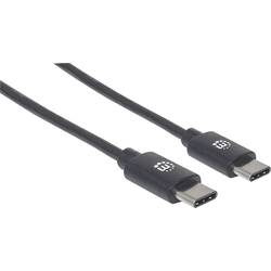 Manhattan USB kabel USB 2.0 USB-C ® zástrčka 2.00 m černá 354875