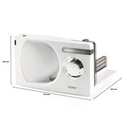 DOMO kráječ DO523S bílá, černá