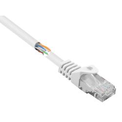 Renkforce RF-5043778 RJ45 síťové kabely, propojovací kabely CAT 5e U/UTP 5.00 m bílá s ochranou 1 ks