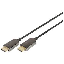 Digitus DisplayPort / optické vlákno kabel Konektor DisplayPort, Konektor DisplayPort 20.00 m černá AK-340107-200-S Ultra HD (8K) Kabel DisplayPort
