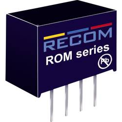 RECOM ROM-1212S DC/DC měnič napětí do DPS 12 V/DC 12 V/DC 83 mA 1 W Počet výstupů: 1 x Obsah 1 ks