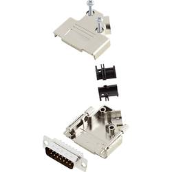 encitech D45PK-M-15-DBP-K 6355-0009-02 sada D-SUB kolíkové lišty 45 ° Pólů: 15 pájecí kalíšek 1 sada