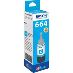 Epson Ink refill T6642, 664 originál azurová C13T66424010