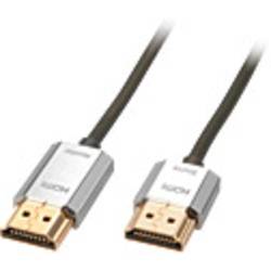 LINDY HDMI kabel Zástrčka HDMI-A, Zástrčka HDMI-A 4.50 m šedá 41676 High Speed HDMI s Ethernetem, vodič z OFC, kulatý, Ultra HD (4K) HDMI s Ethernetem,