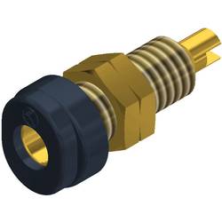 Hirschmann Test & Measurement BUG 10 Au zdířka pro banánek zásuvka, vestavná vertikální Ø pin: 4 mm černá 1 ks