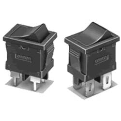 Aratas A8L-21-15N2 kolébkový spínač 250 V/AC 10 A 2x zap/vyp IP40 s aretací 1 ks Bag