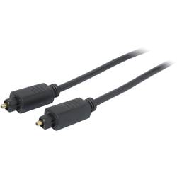 Toslink digitální audio kabel Kash 30L509 [1x Toslink zástrčka (ODT) - 1x Toslink zástrčka (ODT)], 2.00 m, černá
