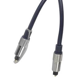 Toslink digitální audio kabel Kash 30L525 [1x Toslink zástrčka (ODT) - 1x Toslink zástrčka (ODT)], 1.00 m, černá