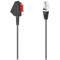 Hama DSL kabel [1x telefonní zástrčka TAE-F - 1x RJ45 zástrčka 8p2c] 10 m černá