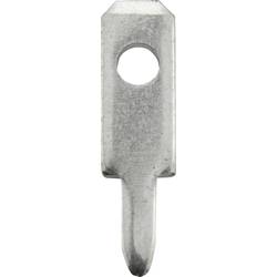 Vogt Verbindungstechnik 378008,68 faston zástrčka Šířka zástrčky: 2.8 mm Tloušťka konektoru: 0.8 mm 180 ° bez izolace kov 100 ks